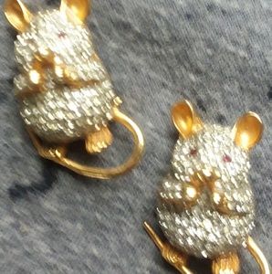 Vintage mouse brooches KJL